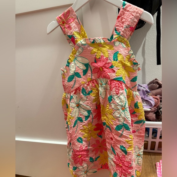 Zara Other - Floral Pink and Yellow Kids Dress Zara